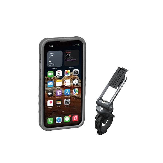 TOPEAK RIDECASE for iPhone 13 Mini black/grey