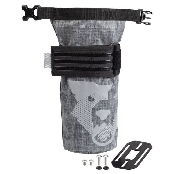 WOLF TOOTHTEKLITE ROLL-TOP BAG with adapter grey 1L