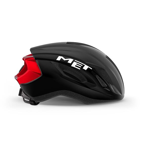 MET helmet STRALE black/red metalic -59/62