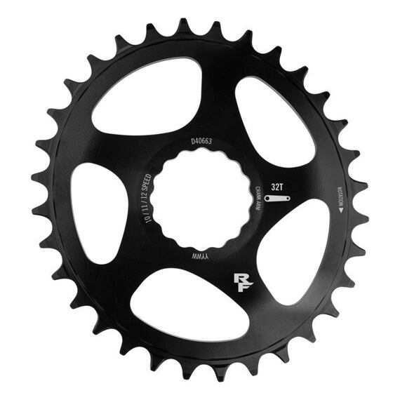 RACE FACE SINGLE Direct Mount OVAL, N/W 30T 10-12SPD black