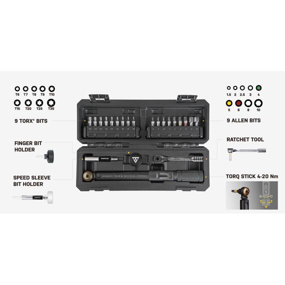 TOPEAK tools TORQ STICK PRO 4-20 Nm