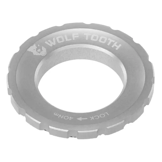 WOLF TOOTH Centerlock Rotor raw silver