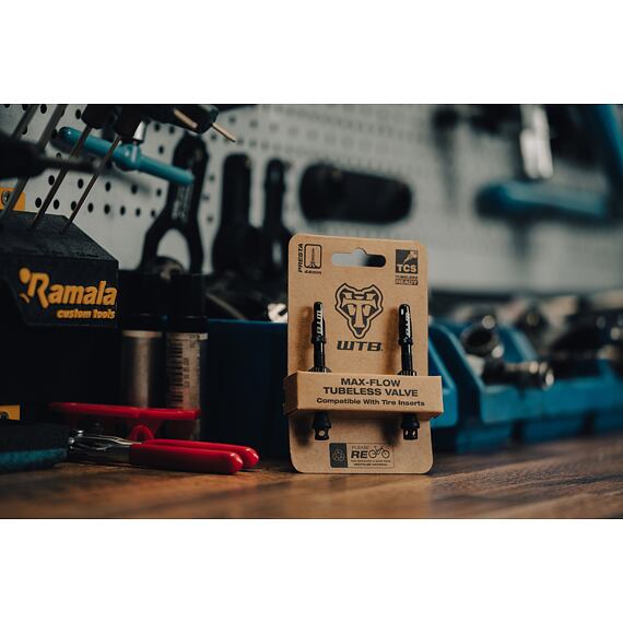 WTB TCS AL Max-Flow Presta Valve 44mm black 2pcs