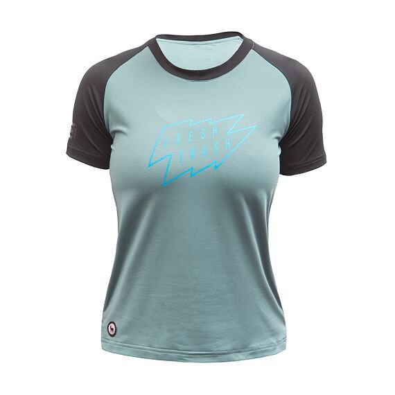 FT WOMEN'S HORIZON SHORT SLEEVE TEE MINT/BLACK