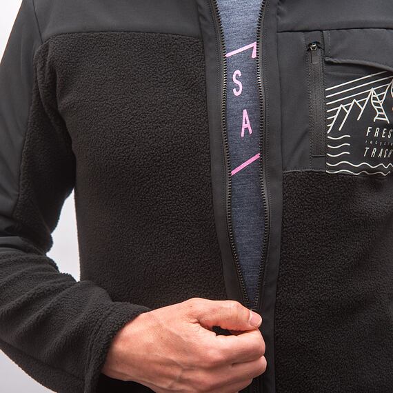 FT MEN'S FLEECE JACKET BLACK