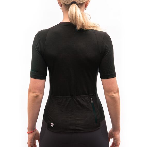 FT WOMEN'S LITE MERINO JERSEY TRUE BLACK