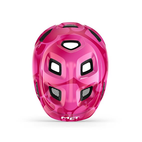 MET helmet HOORAY youth pink heart -52/56