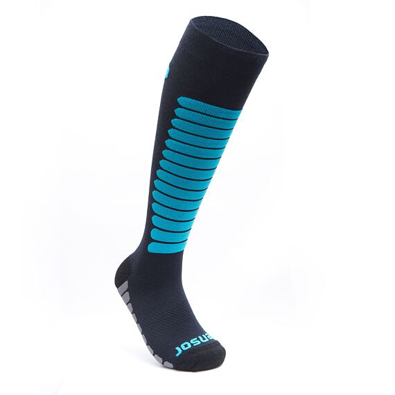 SENSOR SOX GRY/BLU ZERO MERINO