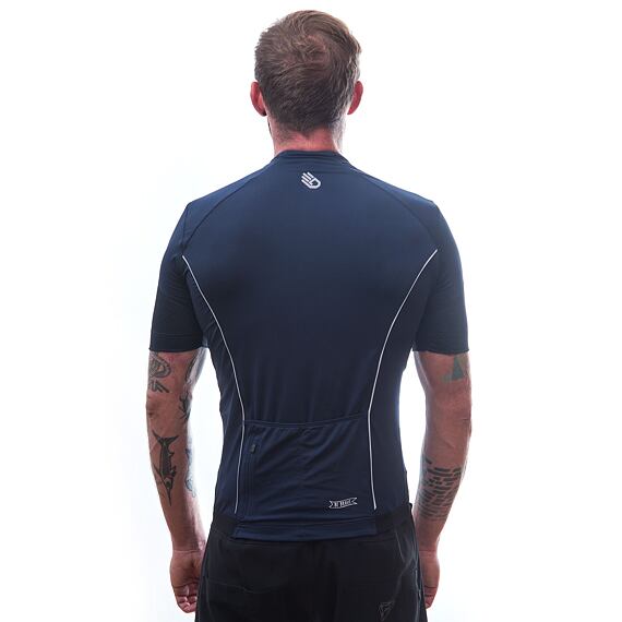 SENSOR CYCLE jersey full zip MEN deep blue COOLMAX RACE