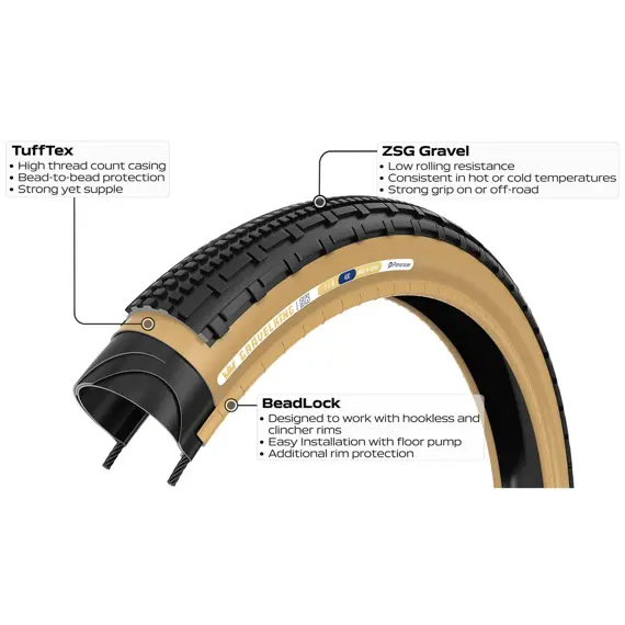 PANARACER tire GRAVELKING SK 700x50 black/brown
