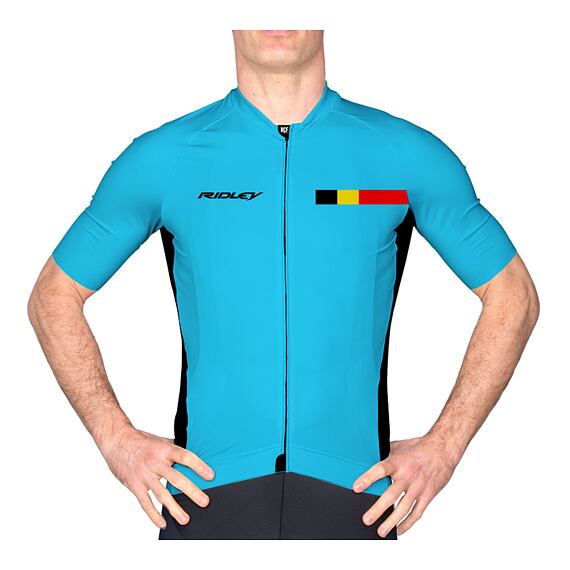 RIDLEY men jersey PERF Men R1 Belgian Blue -S