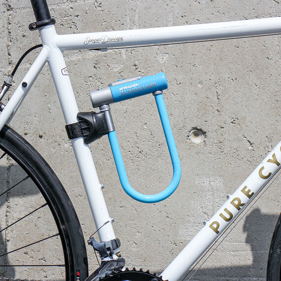 KRYPTONITE lock Kryptolok Mini-7 + Flex-Frame blue