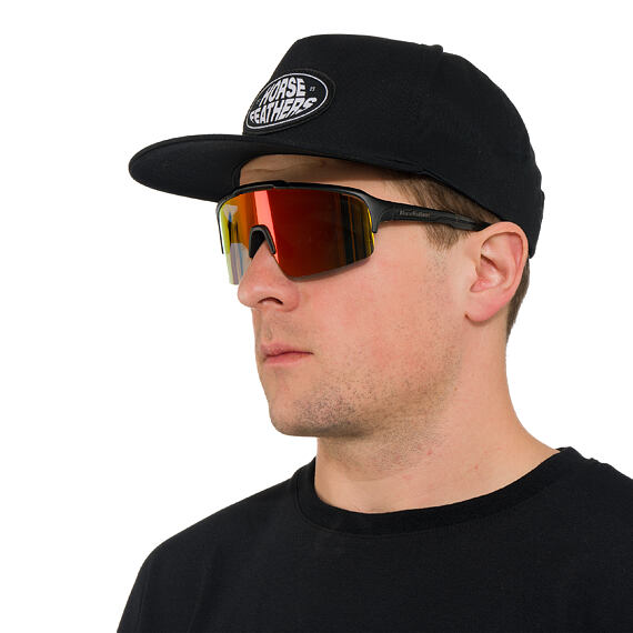 Horsefeathers Recoil goggles Matt Black/Mirror Red