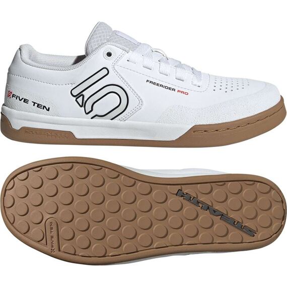 FiveTen Freerider Pro Shoes Cloud White / Core Black / Red 6.5
