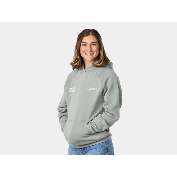 Trek Hoodie with Hood Sage Grey L