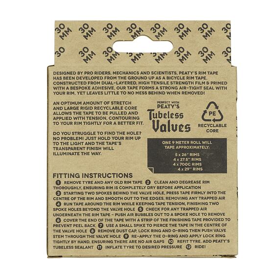 Peaty's Rimjob Tubeless Tape 30 mm - 9 m