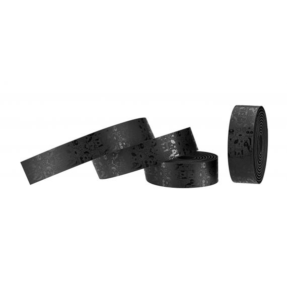 CICLOVATION bar tape Leather Touch Minimalism Happy Dogs Black