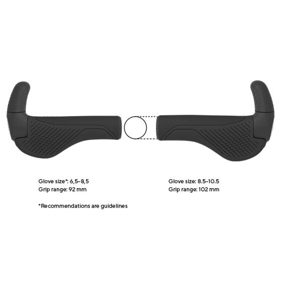 ERGON grips GS2-L Evo black