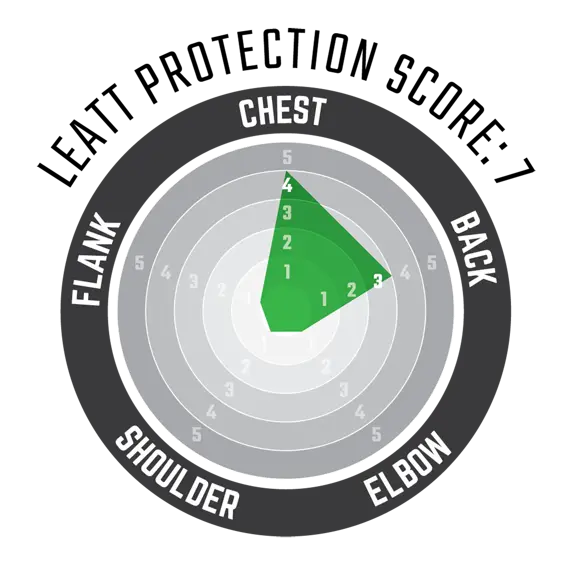 LEATT chest and back protector CHEST PROTECTOR 3.5 JR. black/red