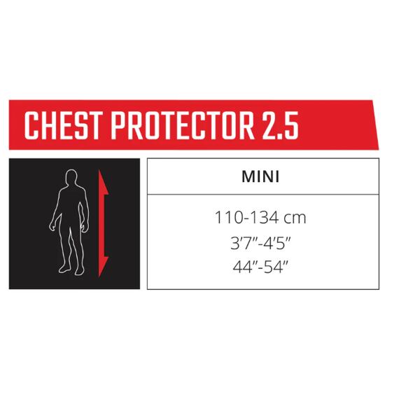 LEATT chest and back protector CHEST GUARD 2.5 MINI black