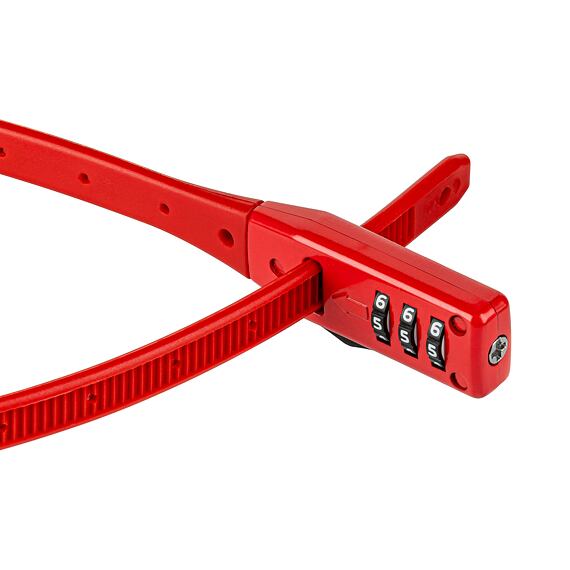 KRYPTONITE Click Lock Combo Lock red