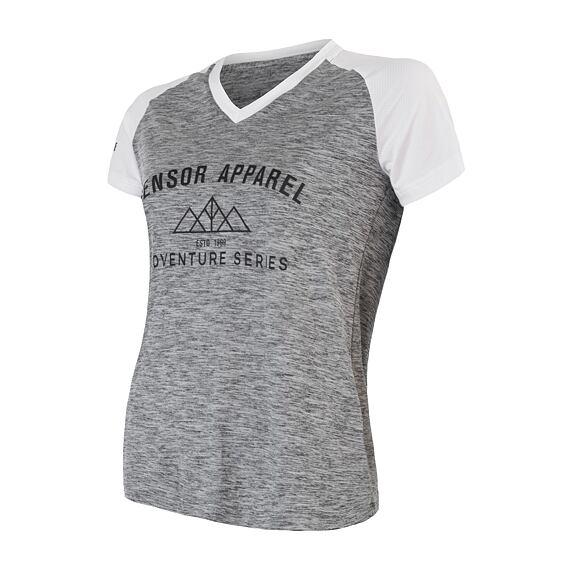 SENSOR CYKLO CHARGER WOM LOOSE JERSEY SS grey/white