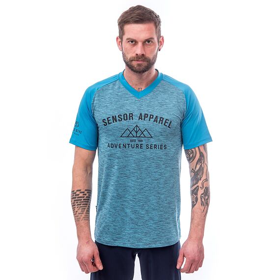 SENSOR CYKLO CHARGER MEN LOOSE JERSEY SS blue