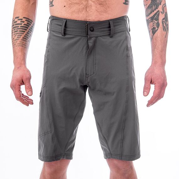 SENSOR HELIUM MEN SHORT PANTS /W PADDING rhino grey
