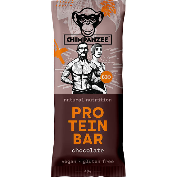 CHIMPANZEE  BIO PROTEIN BAR Chocolate 40g, CZ-BIO-002