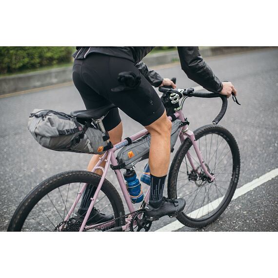 WOHO saddlebag X-TOURING DRY BAG Honeycomb Iron grey M