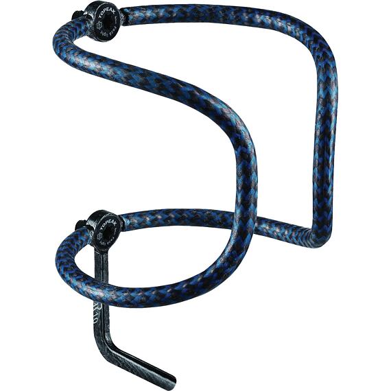 TOPEAK bottle cage FEZA CAGE KEVLAR CARBON R10 blue