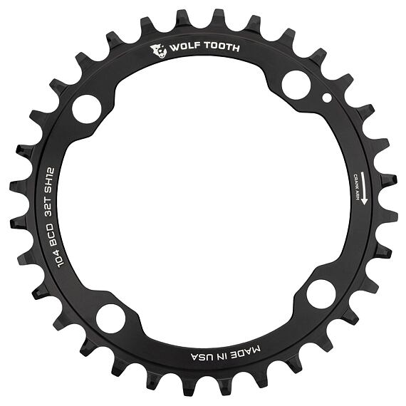 WOLF TOOTH chainring 104x32 BCD for Shimano 12 SPD