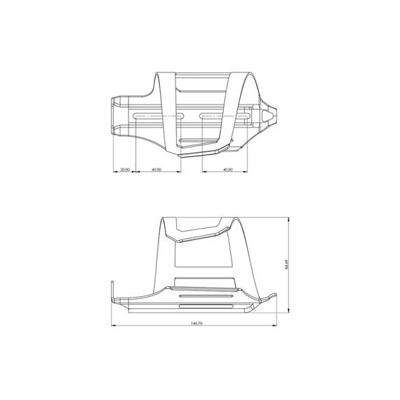 NUKEPROOF water bottle HORIZON Carbon Sideload Left Hand black