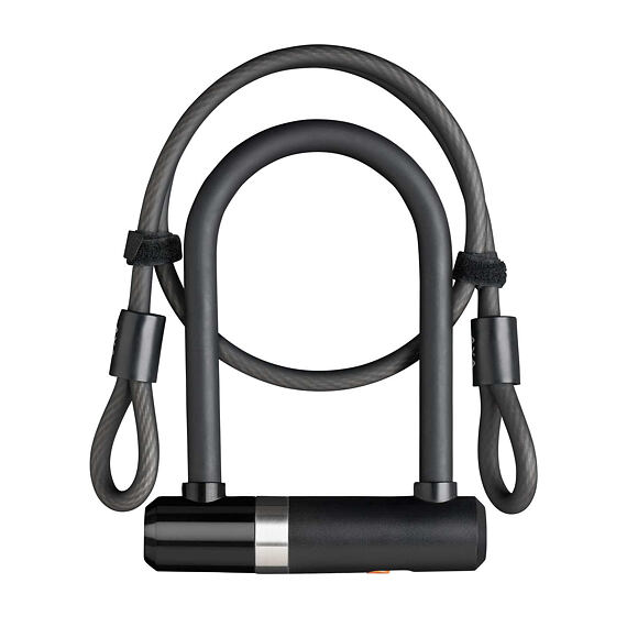 AXA lock Newton UL Mini 150/14 + cabel 100/8 key BLK