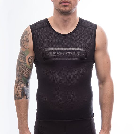 FT MEN'S CONVERT JERSEY NO SLEEVE TRUE BLACK