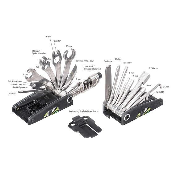 TOPEAK toolsALIEN S 31 features with case