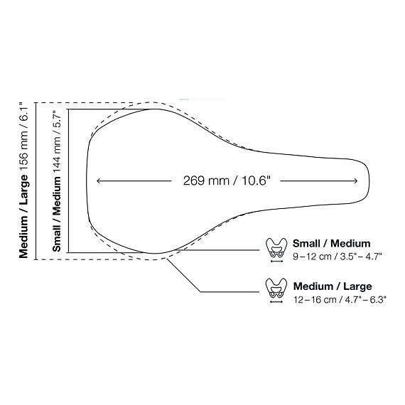 ERGON saddle SM Comp Men black-M/L