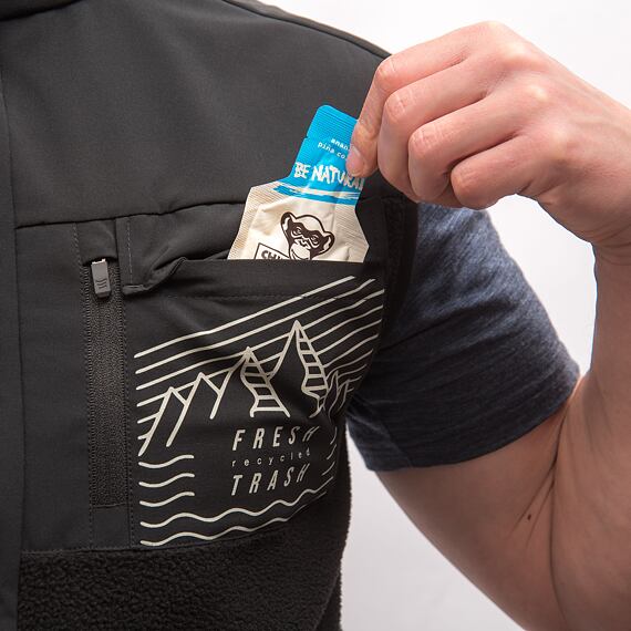 FT MEN'S FLEECE VEST BLACK