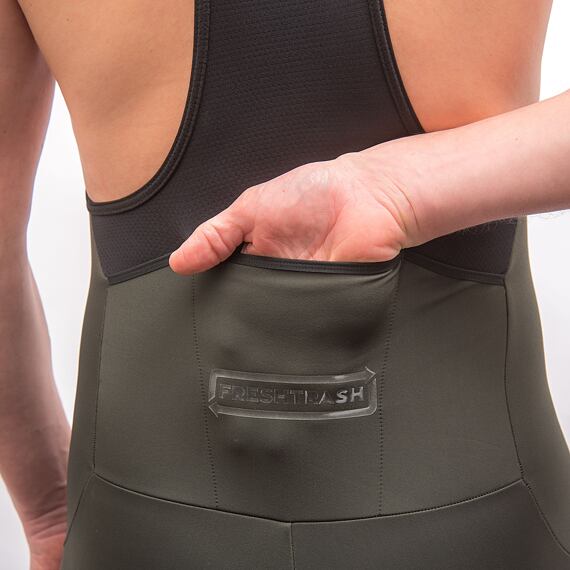 FT MEN'S SIGNATURE THERMO BIB PANTS OLIVE GREEN