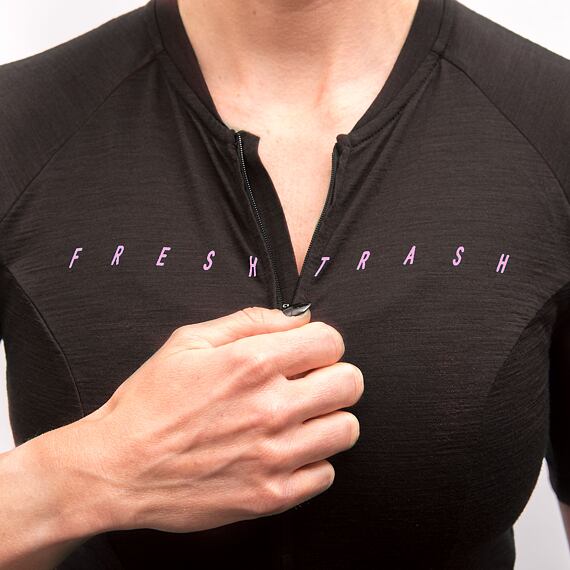 FT WOMEN'S LITE MERINO JERSEY TRUE BLACK