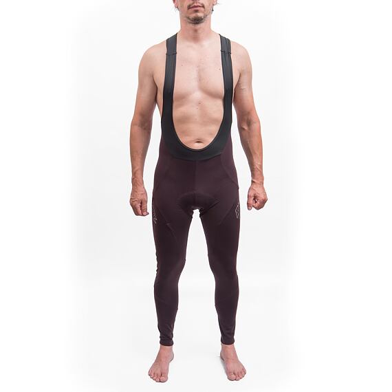 FT MEN'S SIGNATURE THERMO BIB PANTS PORT RED