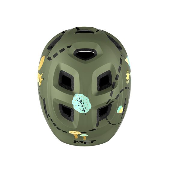 MET helmet HOORAY youth green forest -52/56