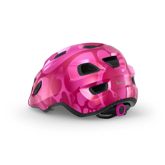 MET helmet HOORAY youth pink heart -52/56