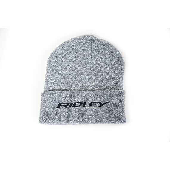 RIDLEY Original Cuffed Beanie Grey Logo