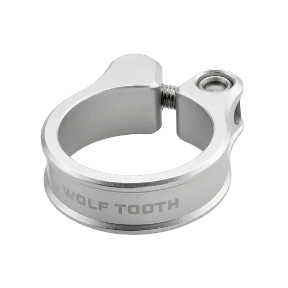 WOLF TOOTH seatpost clamp 31.8mm raw silver