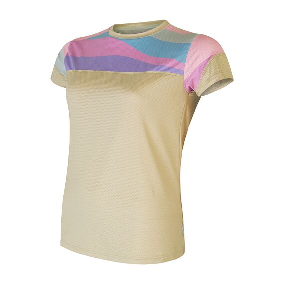 HELIUM jersey SS WOM sand/stripes