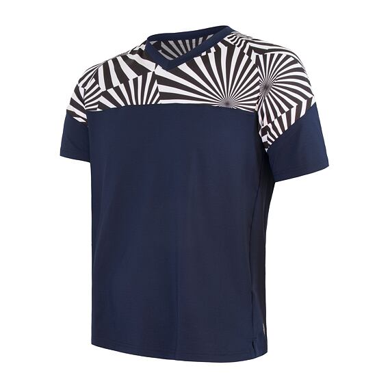 SENSOR HELIUM jersey SS MEN deep blue/geometry