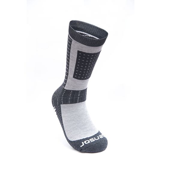 SENSOR SOX PRO MERINO CREW black/grey