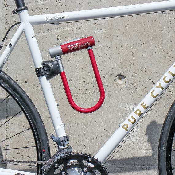 KRYPTONITE lock Kryptolok Mini-7 + Flex-Frame merlot