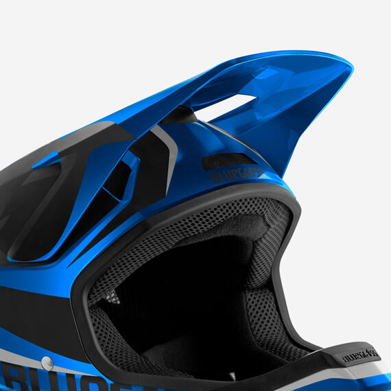 BLUEGRASS visor LEGIT Blue Metallic/Black